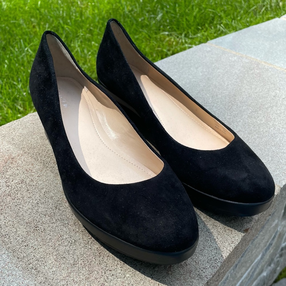 Calvin Klein Black Wedges